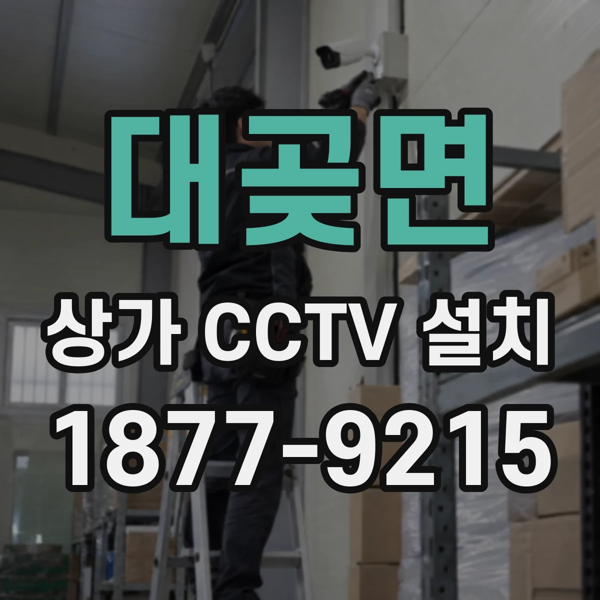 대곶면 상가 CCTV 설치