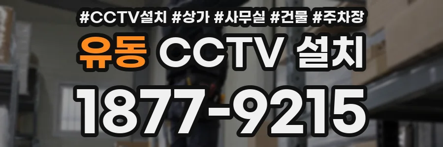 유동 CCTV 설치