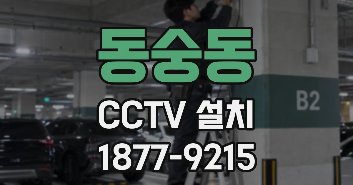 동숭동 CCTV 설치
