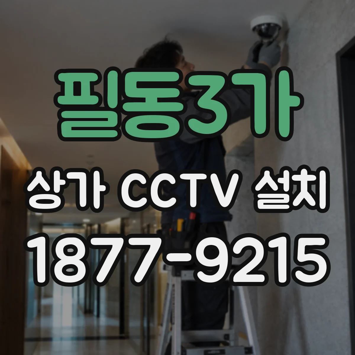 필동3가 상가 CCTV 설치