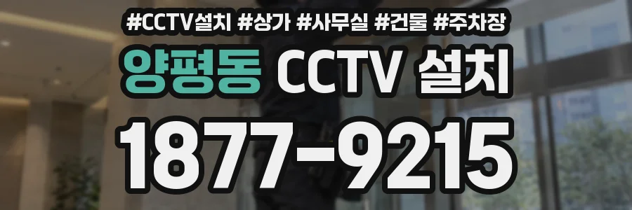 양평동 CCTV 설치