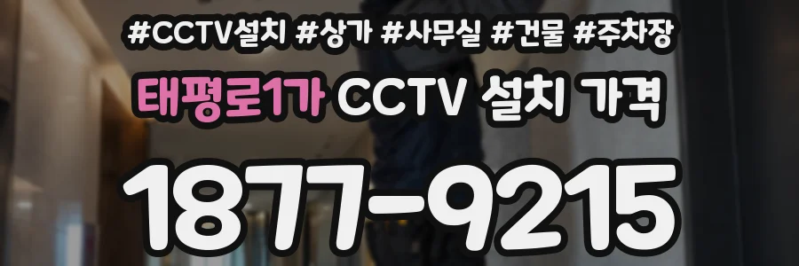 태평로1가 CCTV 설치 가격