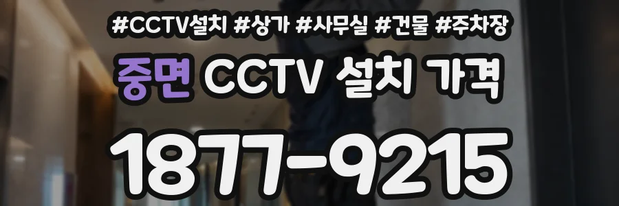 중면 CCTV 설치 가격