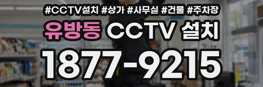 유방동 CCTV 설치