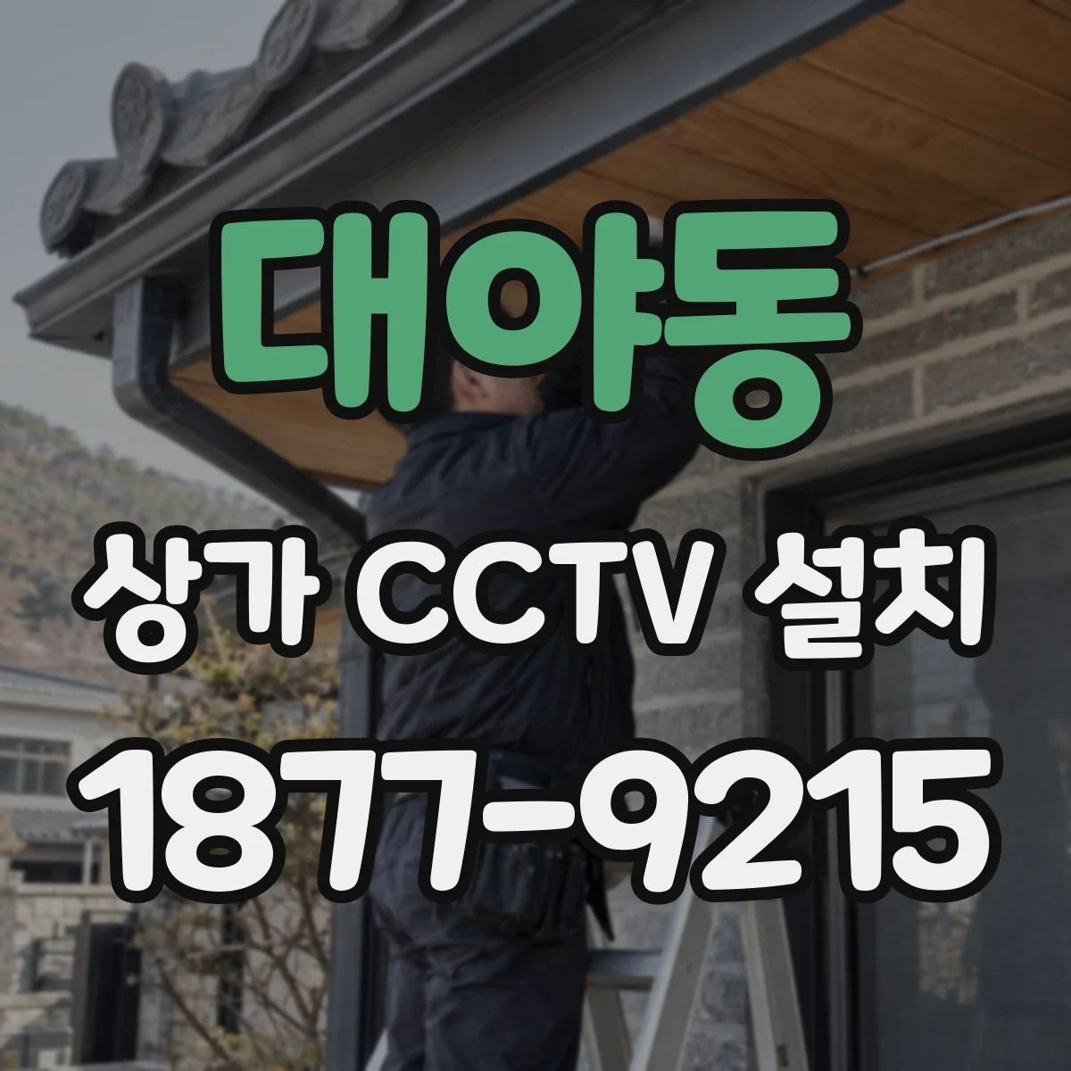 대야동 상가 CCTV 설치