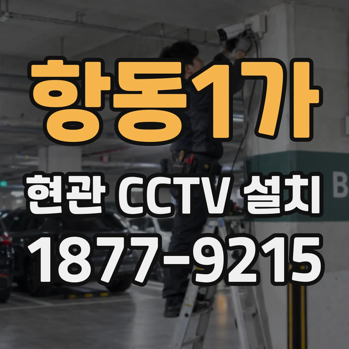 항동1가 현관 CCTV 설치