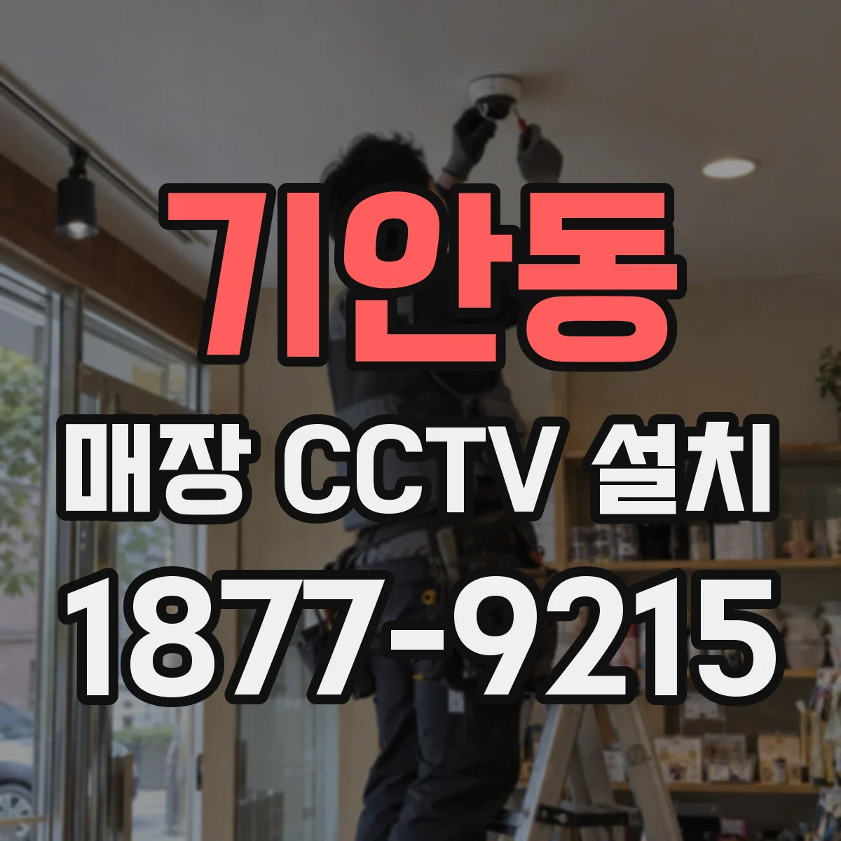 기안동 매장 CCTV 설치