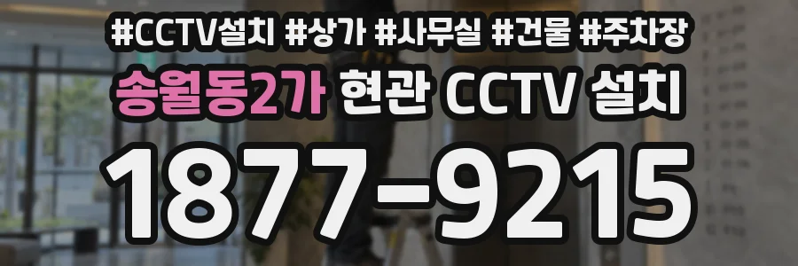 송월동2가 현관 CCTV 설치