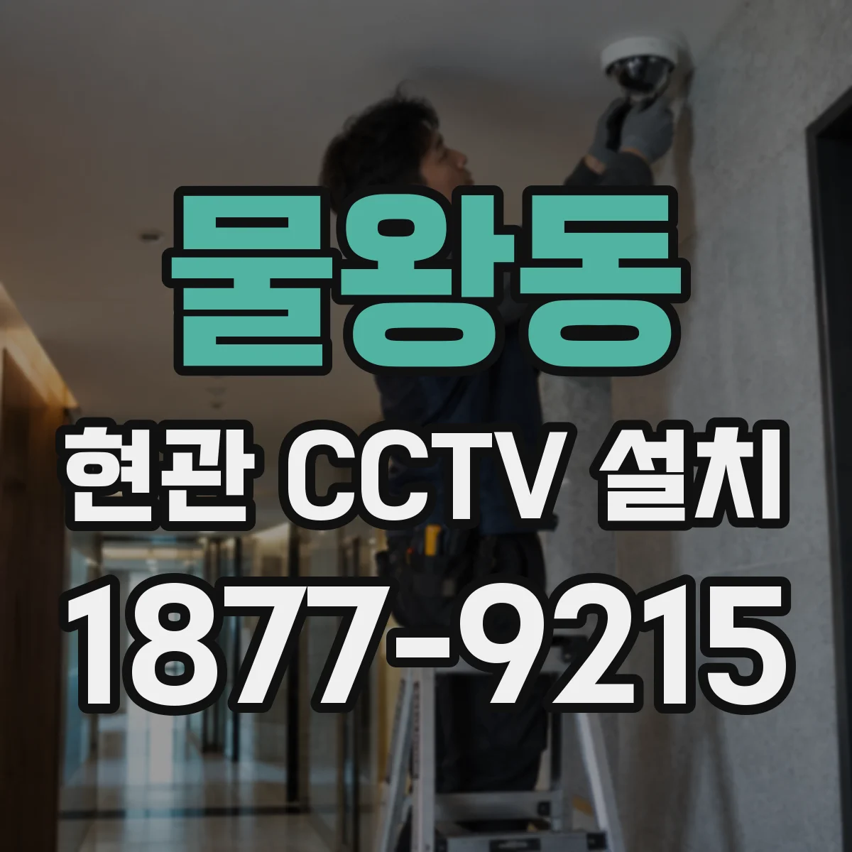 물왕동 현관 CCTV 설치