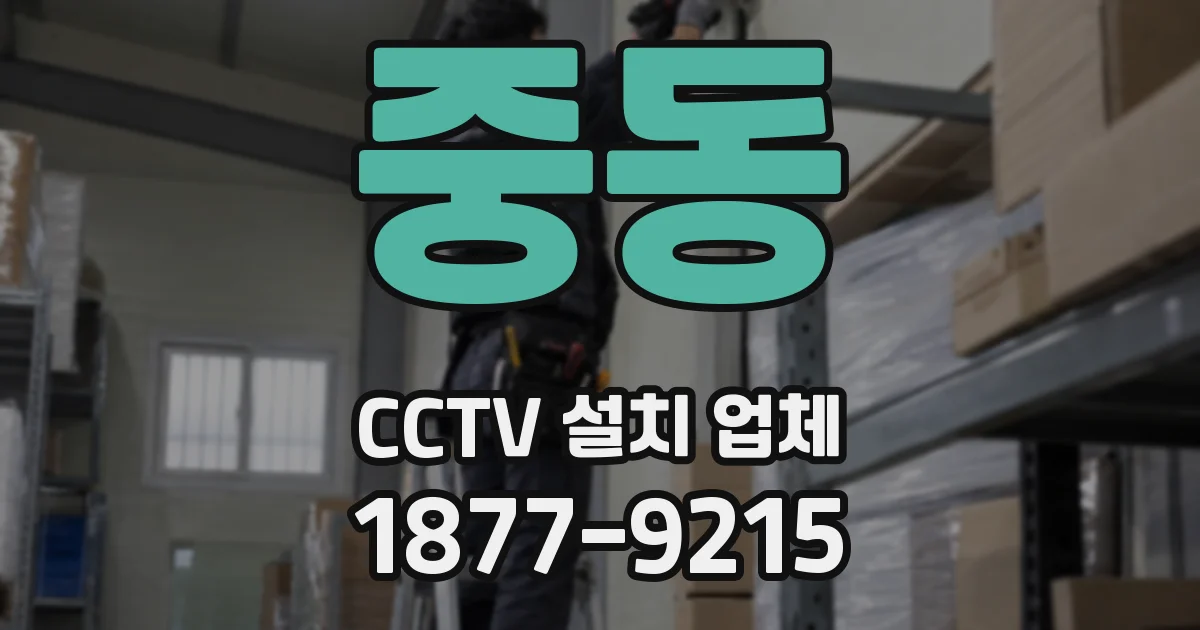중동 CCTV 설치 업체