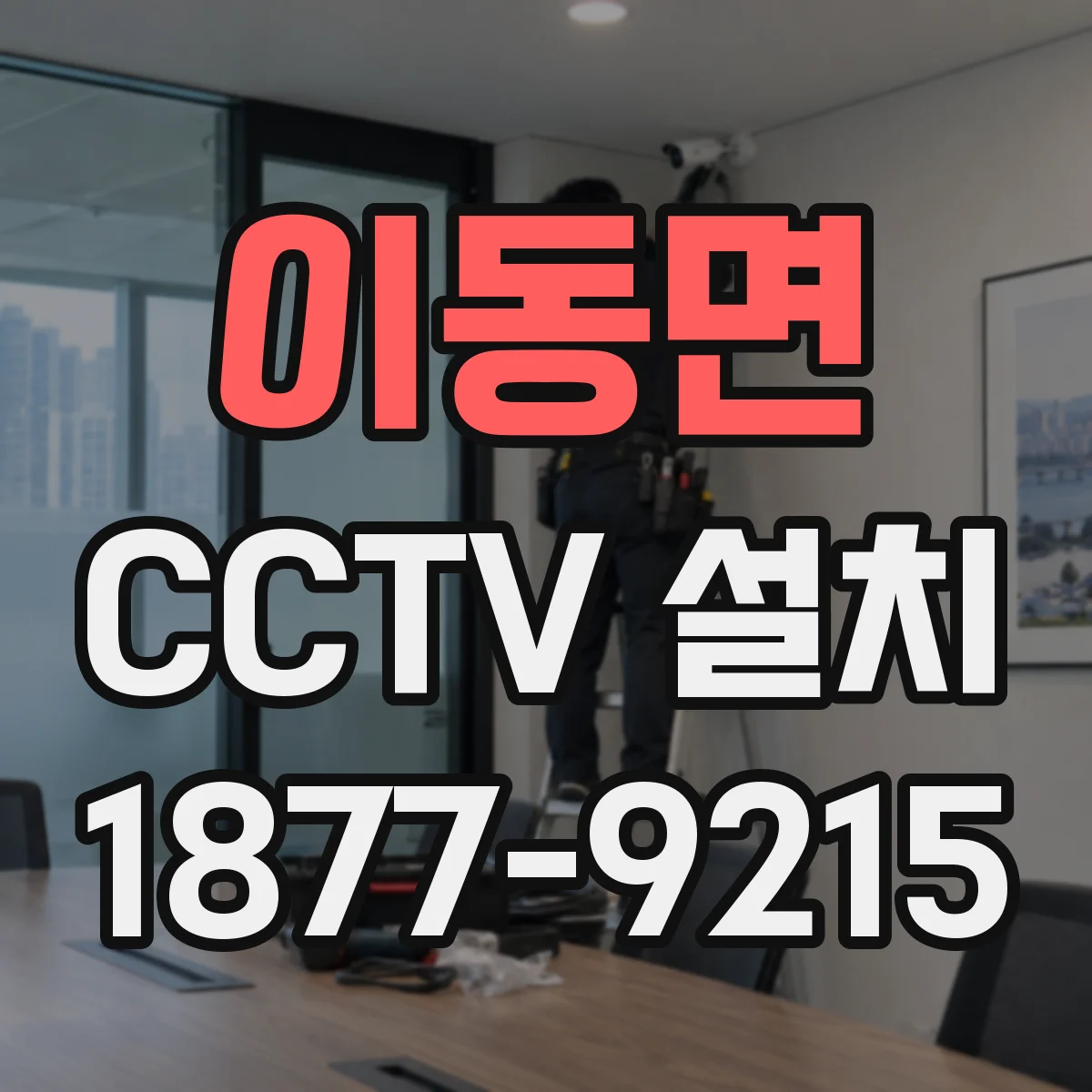 이동면 CCTV 설치