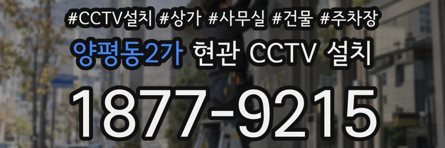 양평동2가 현관 CCTV 설치