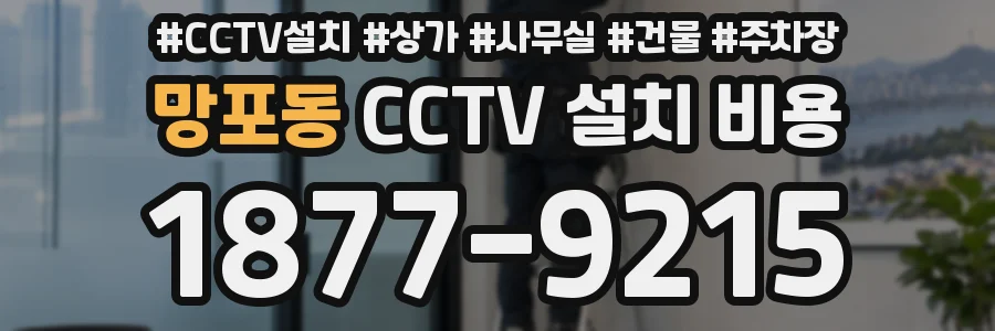 망포동 CCTV 설치 비용