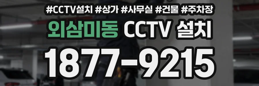 외삼미동 CCTV 설치