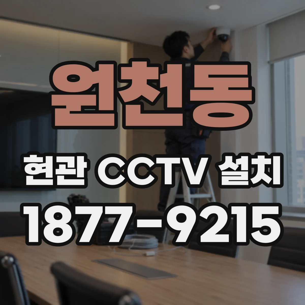 원천동 현관 CCTV 설치