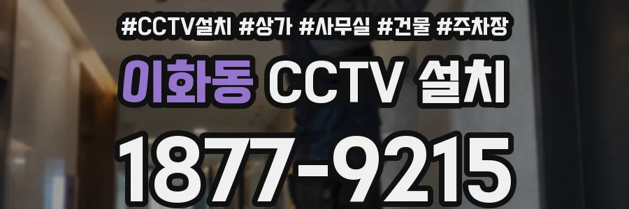 이화동 CCTV 설치