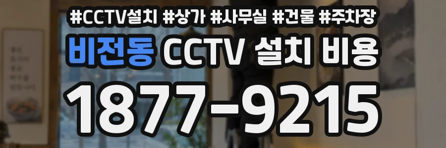 비전동 CCTV 설치 비용