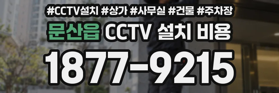 문산읍 CCTV 설치 비용