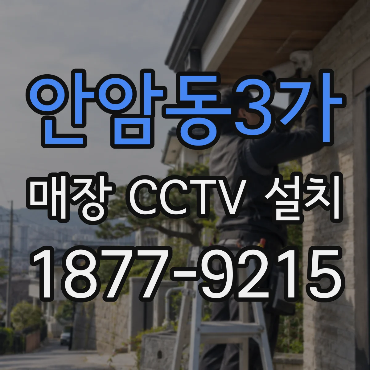 안암동3가 매장 CCTV 설치