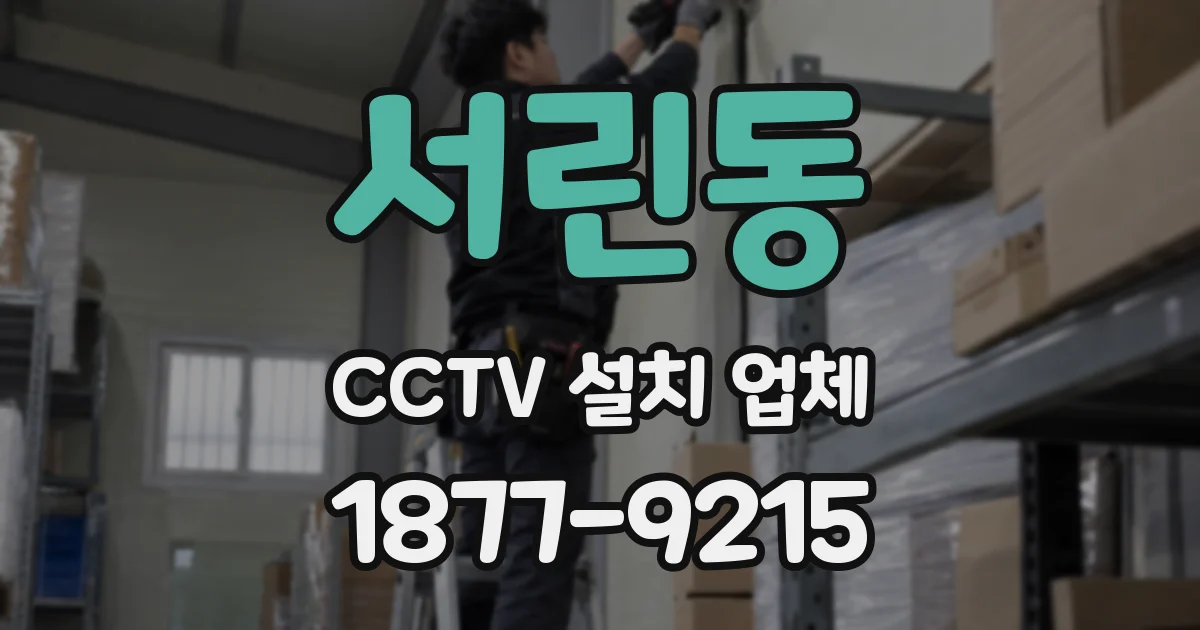 서린동 CCTV 설치 업체