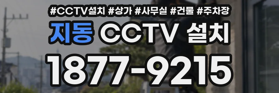 지동 CCTV 설치
