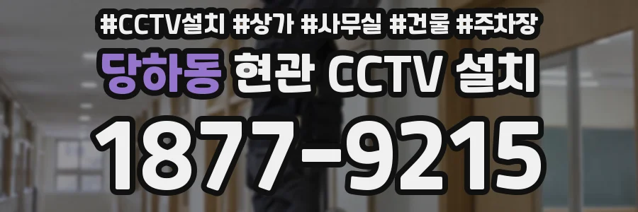 당하동 현관 CCTV 설치