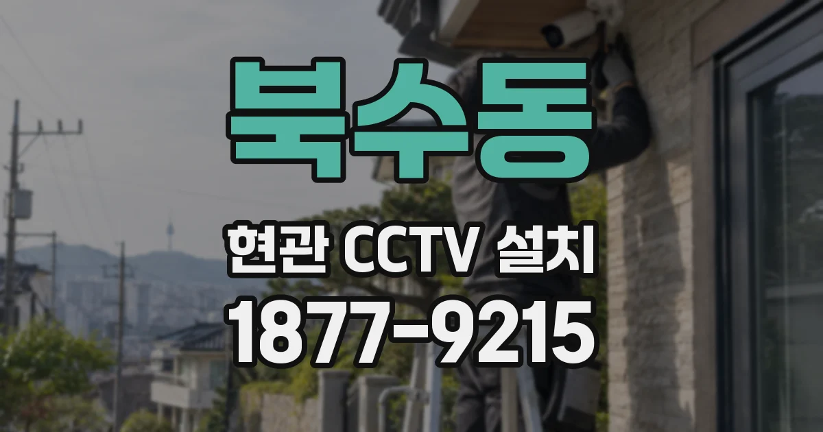 북수동 현관 CCTV 설치