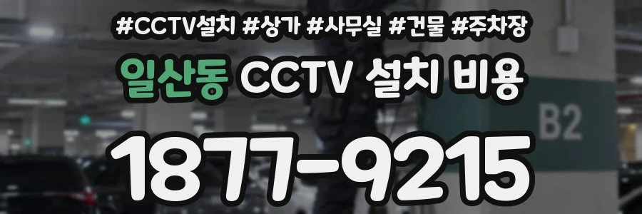 일산동 CCTV 설치 비용
