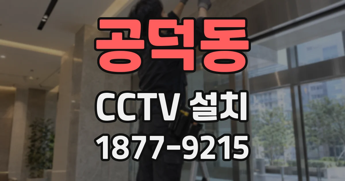 공덕동 CCTV 설치