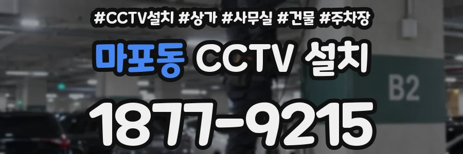 마포동 CCTV 설치