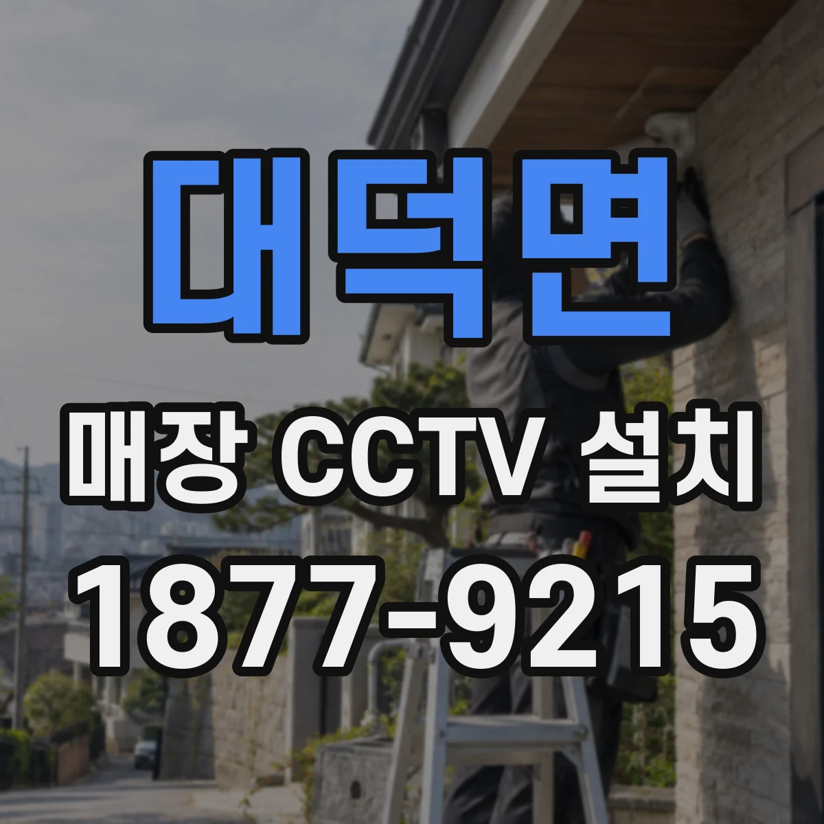 대덕면 매장 CCTV 설치