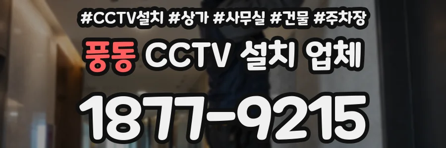 풍동 CCTV 설치 업체