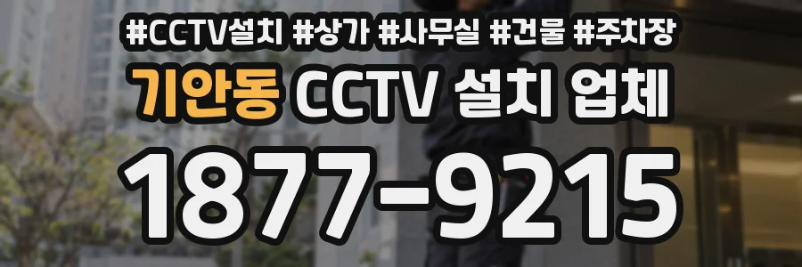 기안동 CCTV 설치 업체