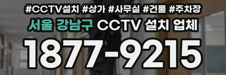 서울 강남구 CCTV 설치 업체