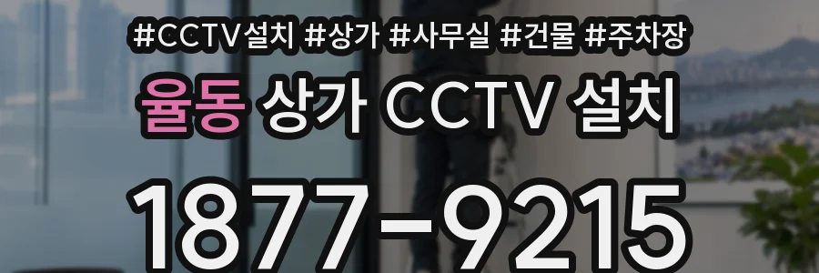 율동 상가 CCTV 설치