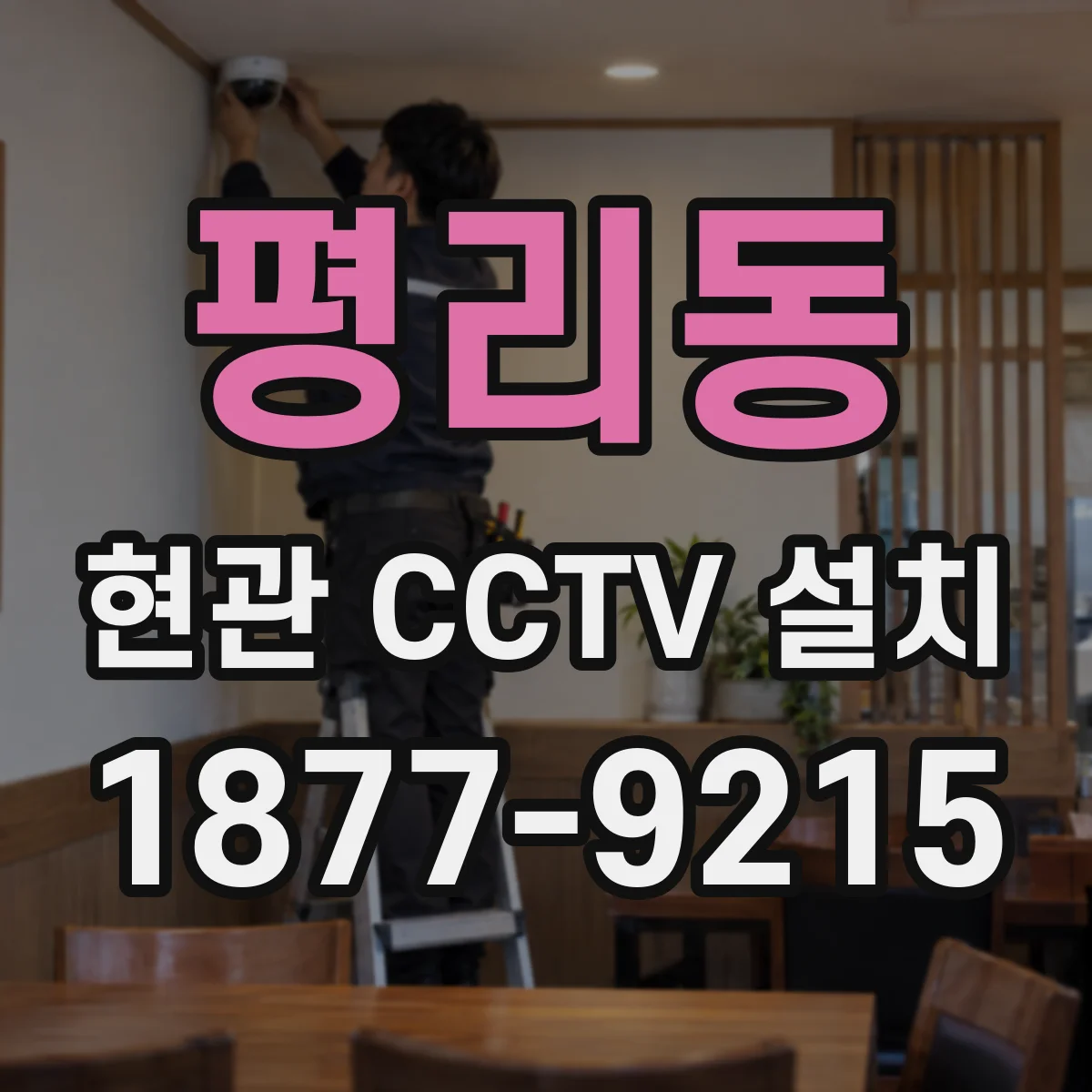 평리동 현관 CCTV 설치