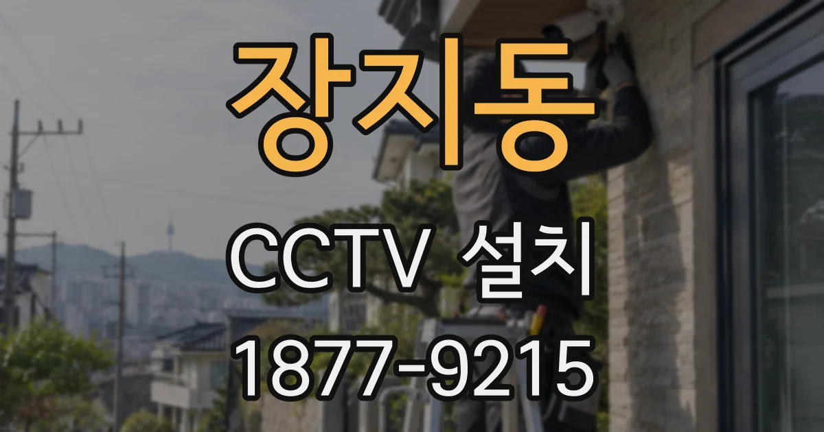 장지동 CCTV 설치