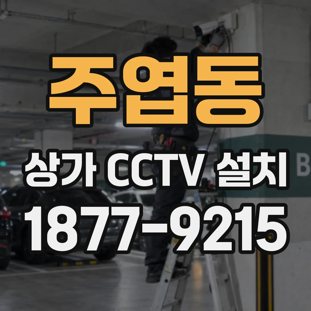 주엽동 상가 CCTV 설치
