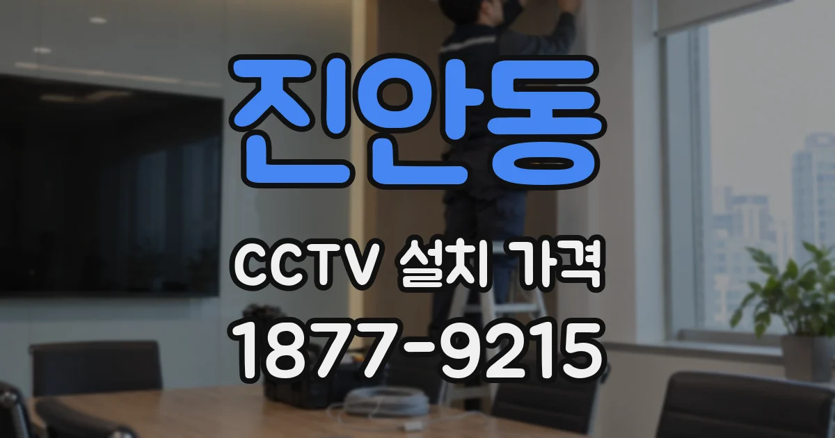 진안동 CCTV 설치 가격