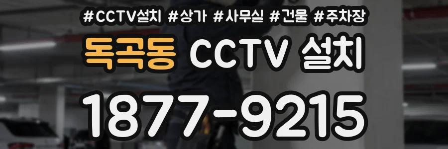 독곡동 CCTV 설치