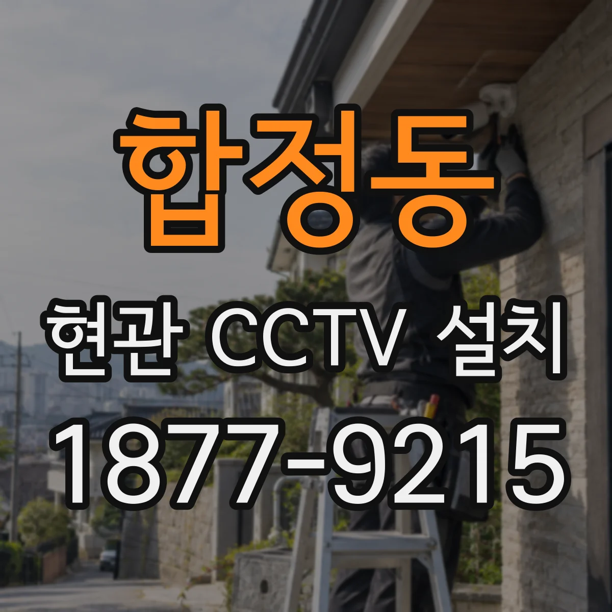 합정동 현관 CCTV 설치