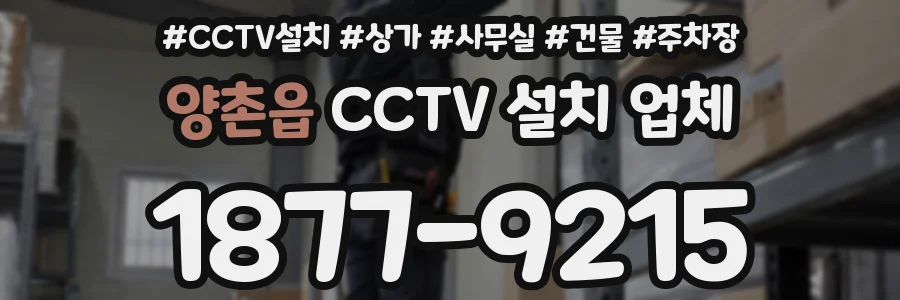 양촌읍 CCTV 설치 업체