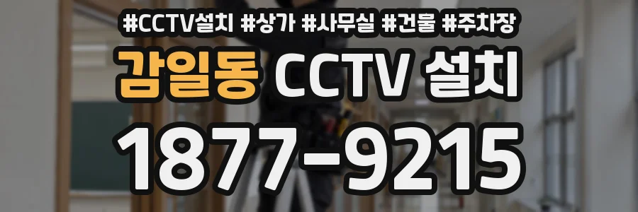 감일동 CCTV 설치