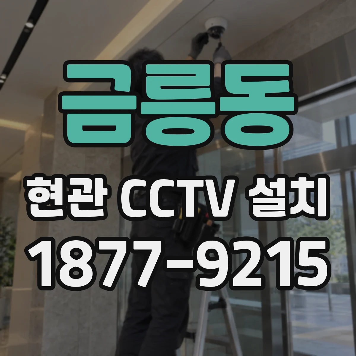 금릉동 현관 CCTV 설치