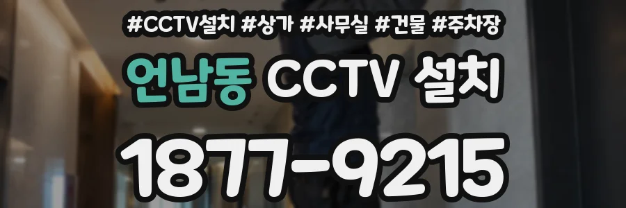 언남동 CCTV 설치