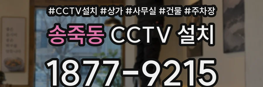 송죽동 CCTV 설치