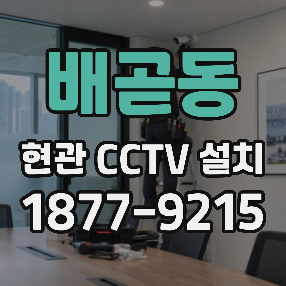 배곧동 현관 CCTV 설치