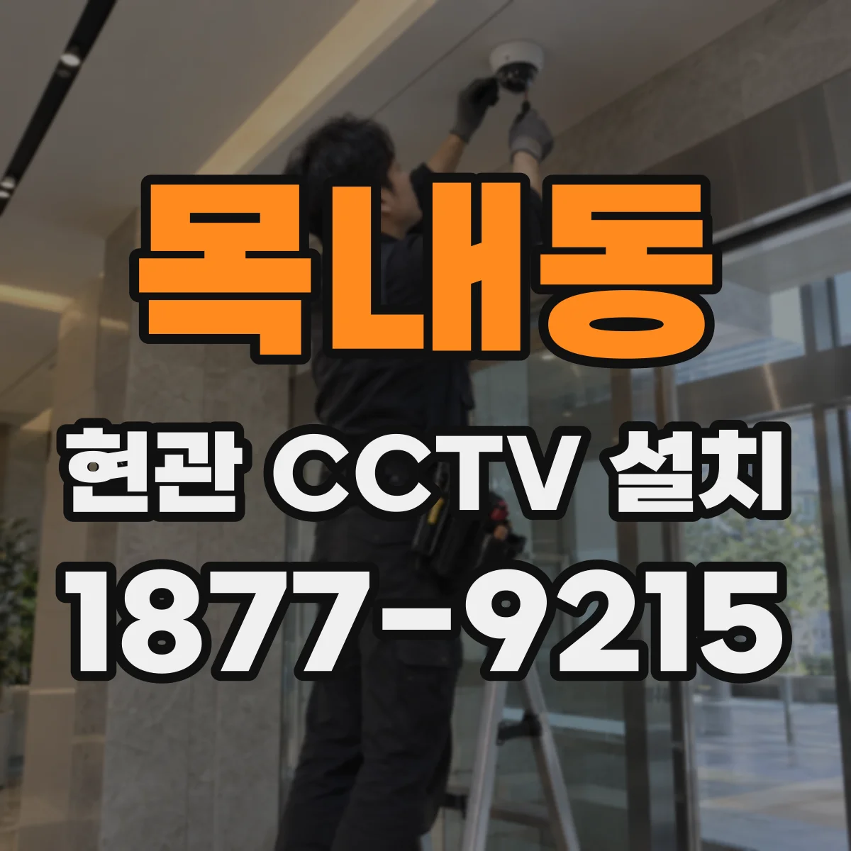 목내동 현관 CCTV 설치