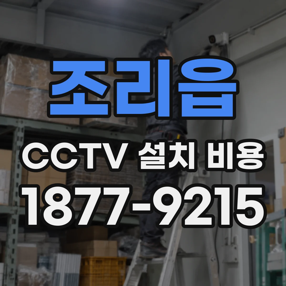 조리읍 CCTV 설치 비용