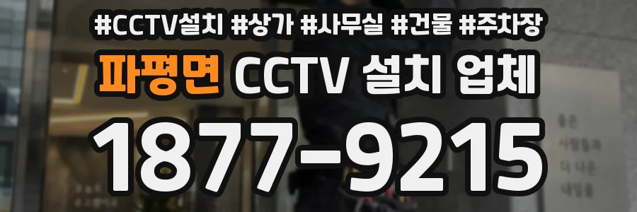 파평면 CCTV 설치 업체